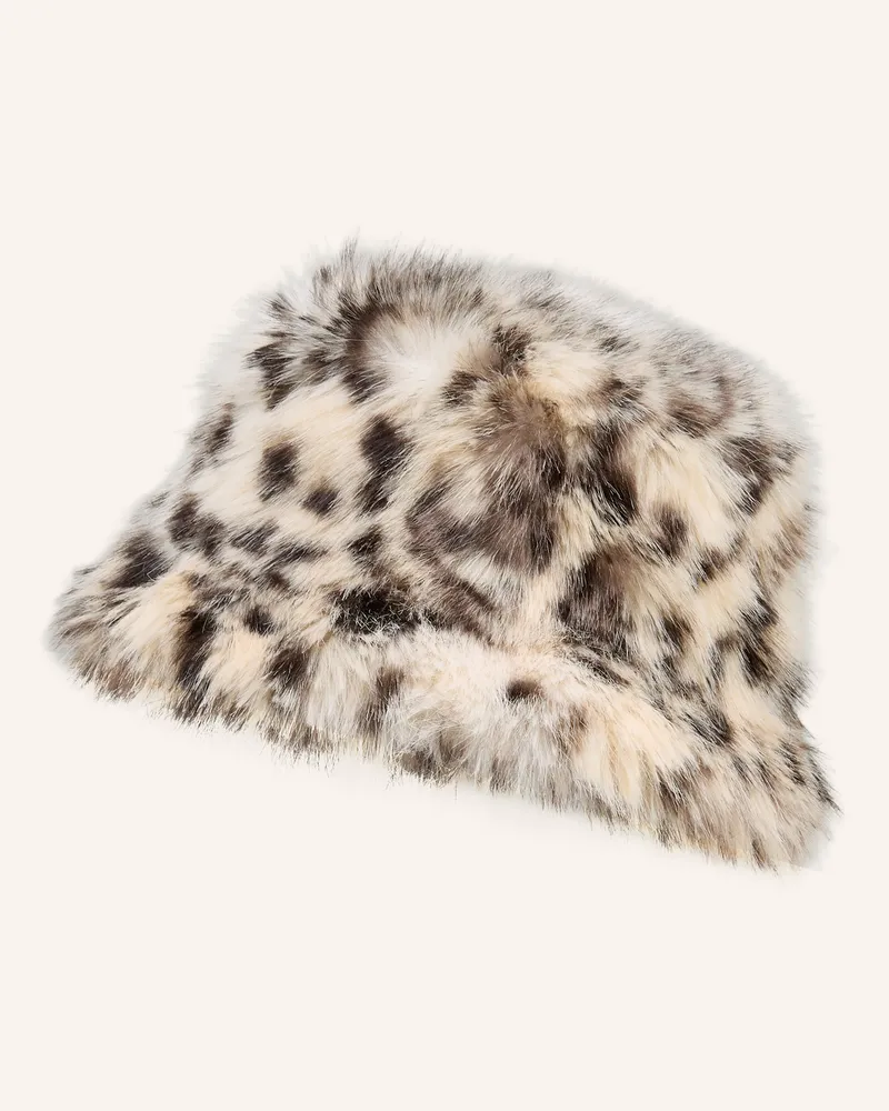 Claudie Pierlot Kunstfell-Hut Beige