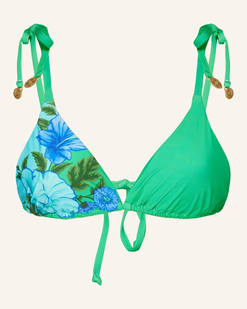 Seafolly Australia Bralette-Bikini-Top Garden Party gruen Grün