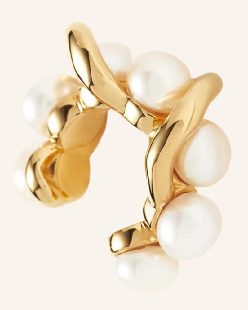 Missoma Earcuff Molten Pearl By Glambou gold Gold