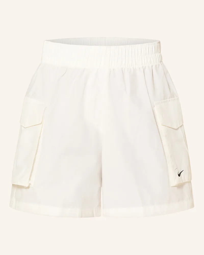 Nike Shorts Essential weiss Ecru