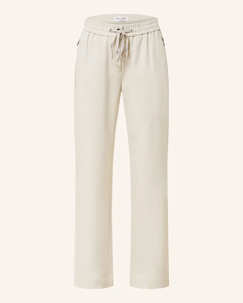 Marc O'Polo Hose im Jogging-Stil Beige