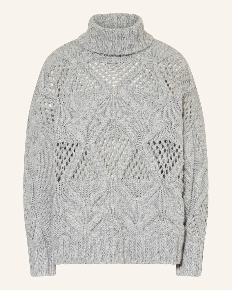 MARC AUREL Rollkragenpullover grau Grau