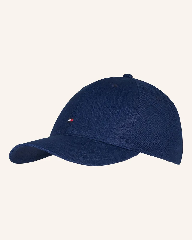 Tommy Hilfiger Leinen-Cap blau Dunkelblau