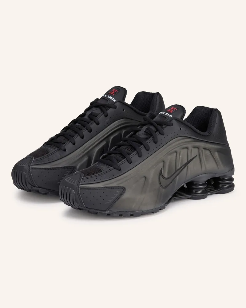 Nike Sneaker Shox r4 schwarz Schwarz