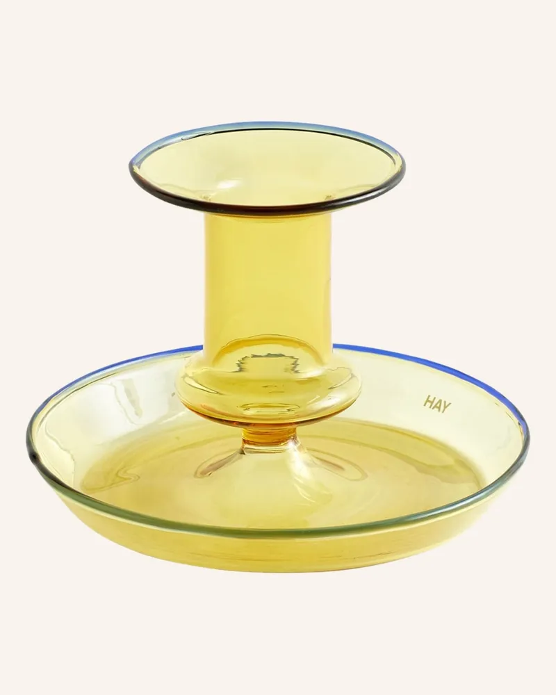 Hay Kerzenhalter Flare gelb Gelb
