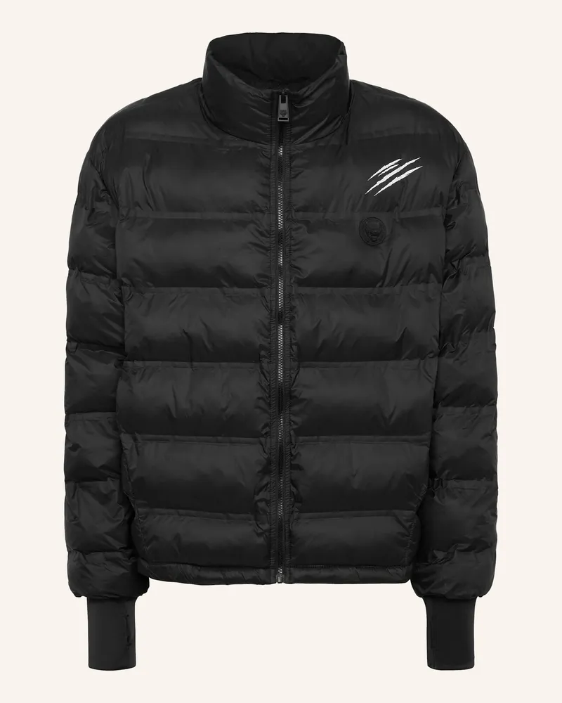 Philipp Plein Winterjacke Scratch schwarz Schwarz