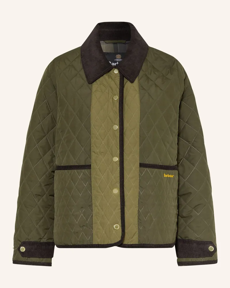 Barbour Steppjacke gruen Dunkelgrün
