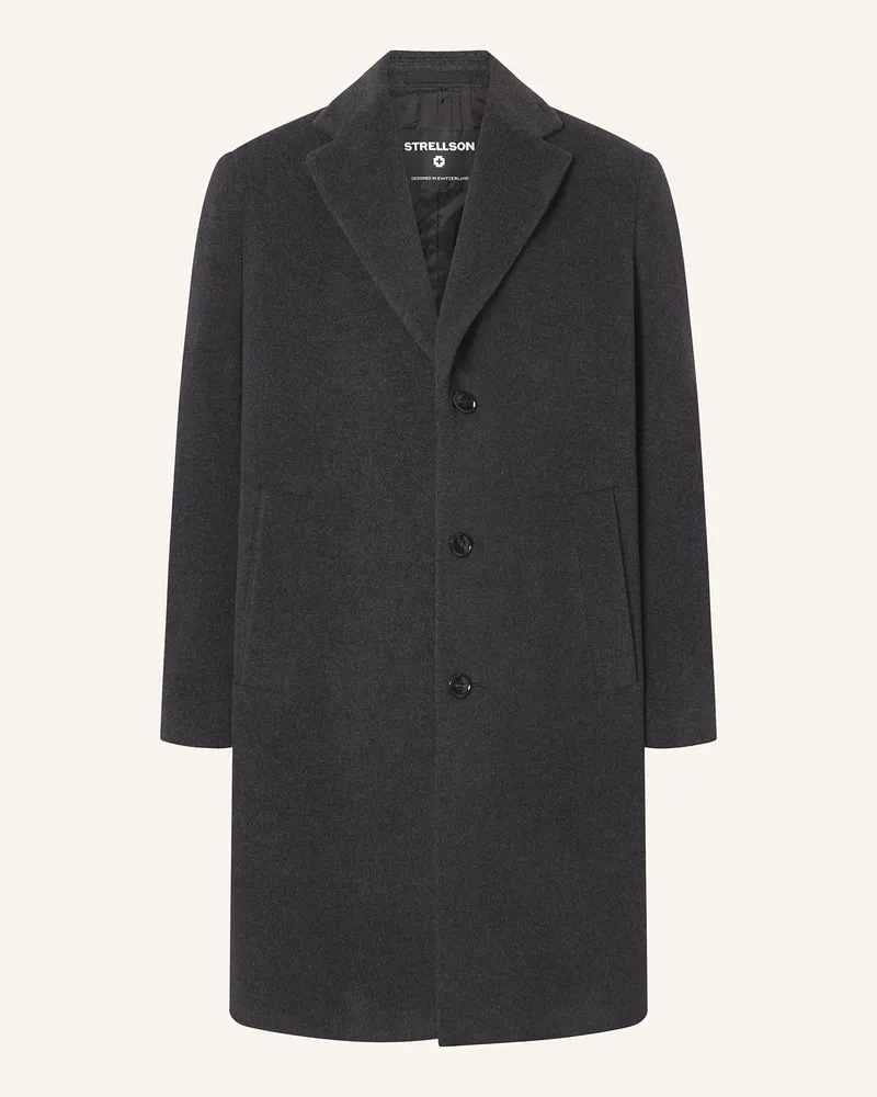 Strellson Wollmantel ADRIA 3.0 Dunkelgrau
