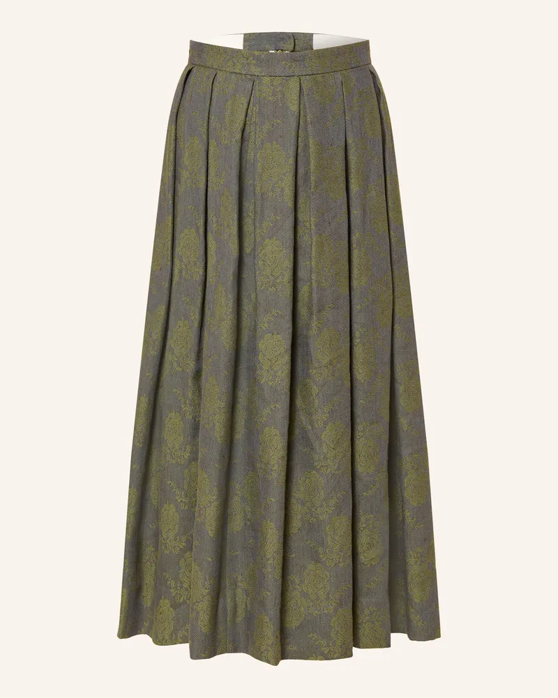 Gottseidank Trachtenrock Fennel grau Braun