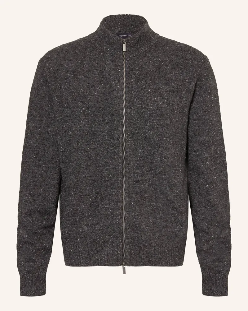 Strokesman's Strickjacke Dunkelgrau