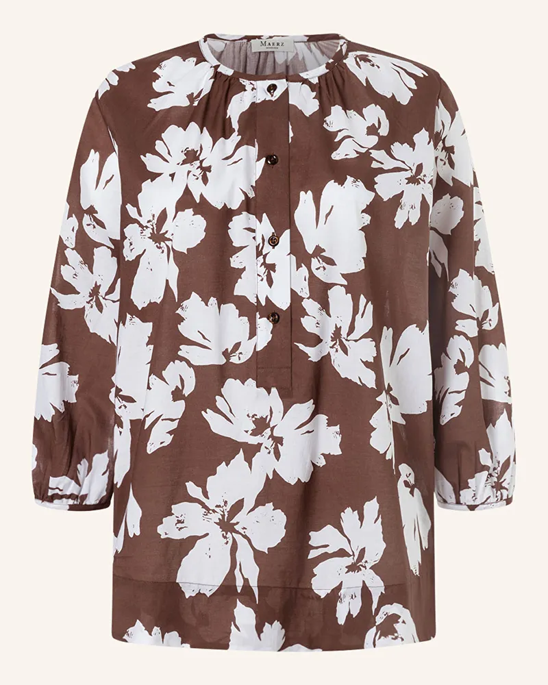 Maerz Bluse mit 3/4-Arm Weiss