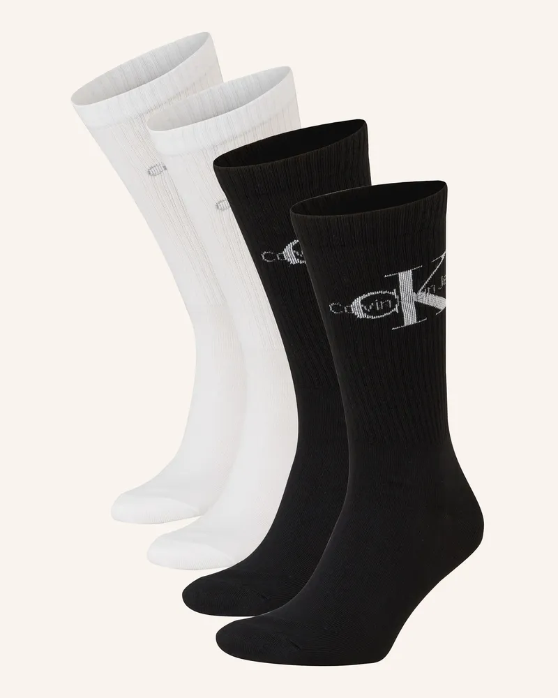 Calvin Klein 4er-Pack Socken Mit Geschenkbox schwarz 001