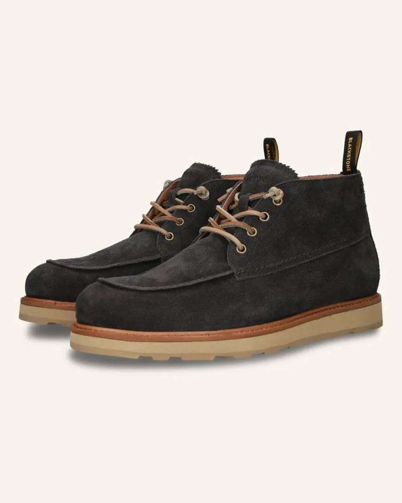 Blackstone Schnürboots grau Dunkelgrau