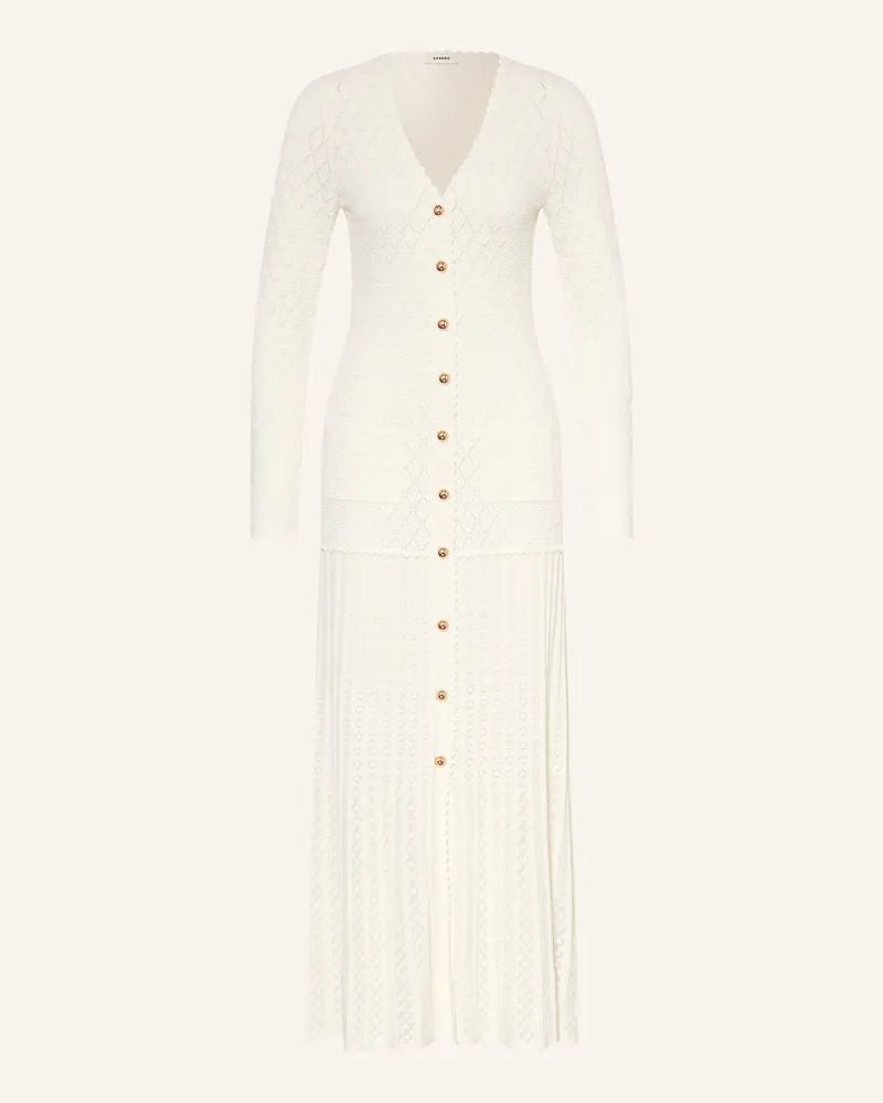 Sandro Jerseykleid weiss Ecru