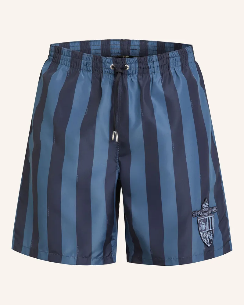 Fendi Badeshorts blau Dunkelblau