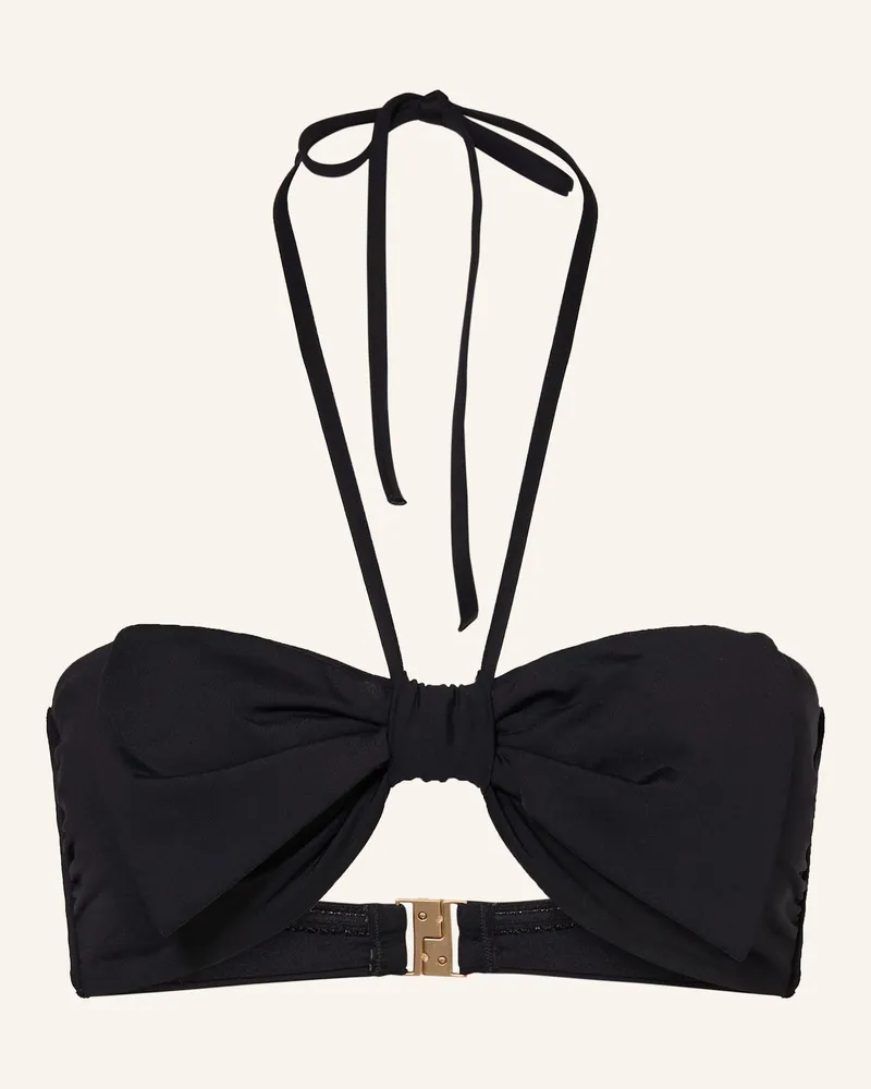 Seafolly Australia Bandeau-Bikini-Top Beau Bow schwarz Schwarz