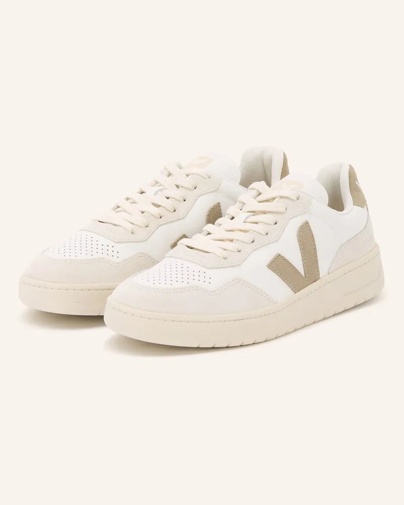 VEJA Sneaker V-90 weiss Creme