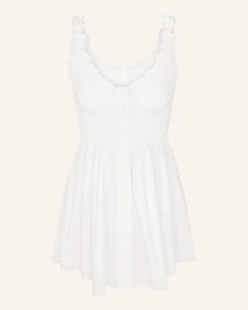 SKIMS Lounge-Kleid Poplin Apparel weiss Snow