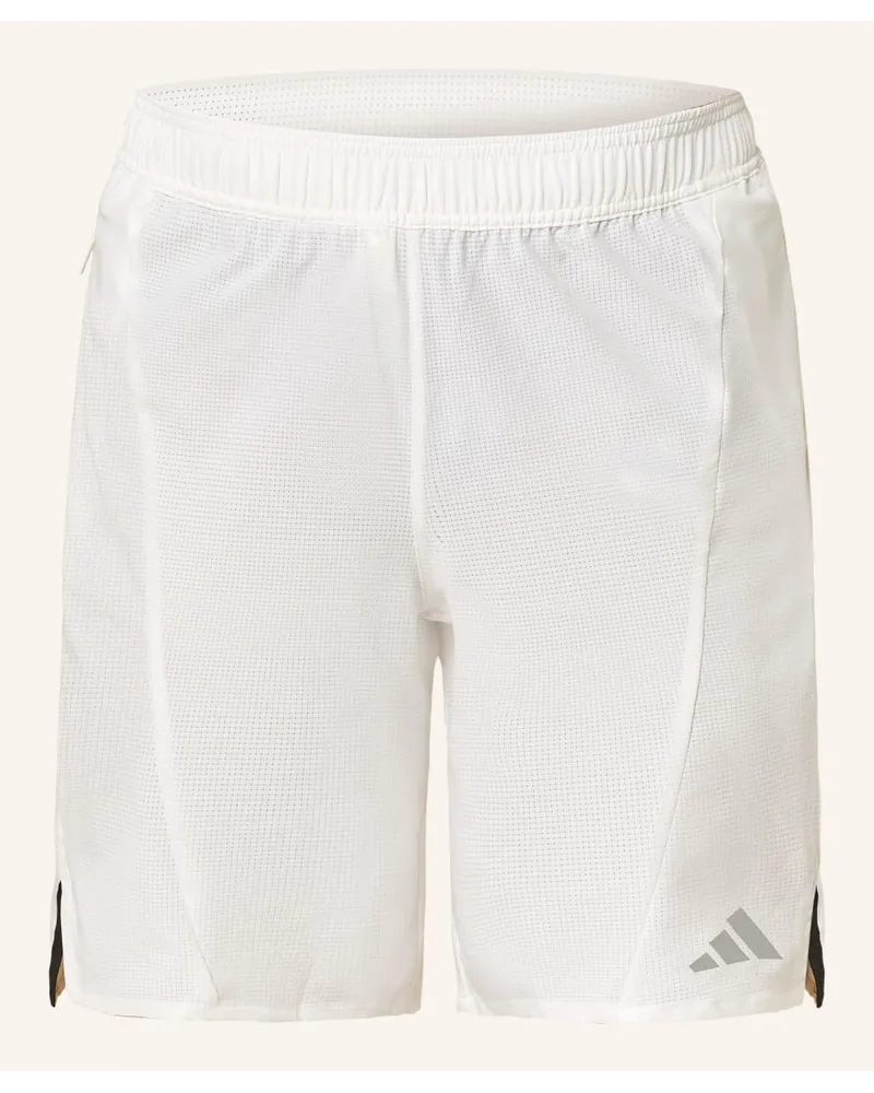 adidas Trainingsshorts DESIGNED FOR TRAINING Weiss