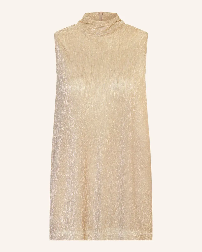 Riani Blusenshirt Mit Glitzergarn gold Beige