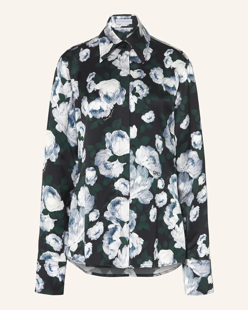 Stella McCartney Hemdbluse Brunch Of Roses blau Dunkelblau