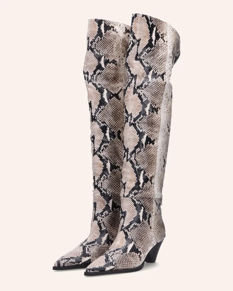 Thea Mika Overknees Weiss