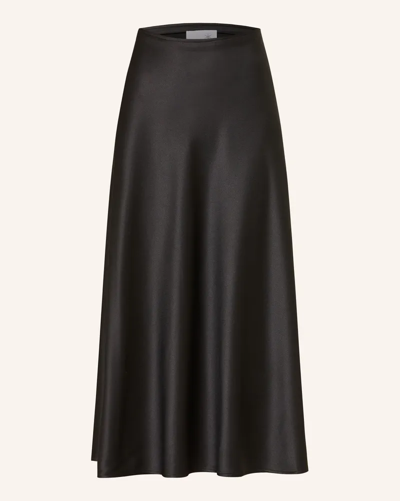 Juvia Satinrock Fleur schwarz Schwarz