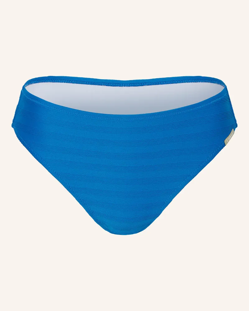 Lidea Basic-Bikini-Hose Linear Code blau Blau