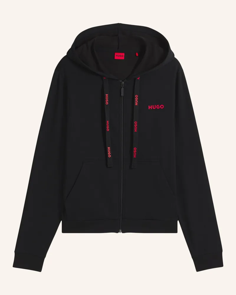 HUGO BOSS Loungewear Jacke Hugo Id_Jacket schwarz Schwarz
