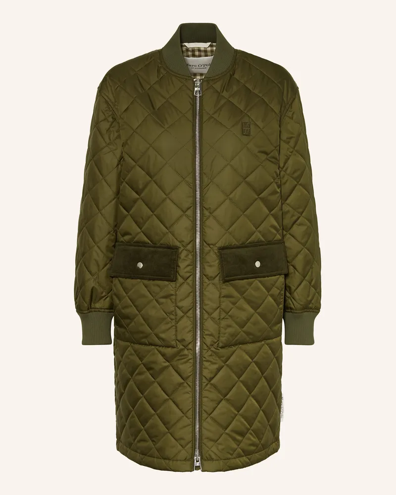 Marc O'Polo Steppmantel Oliv