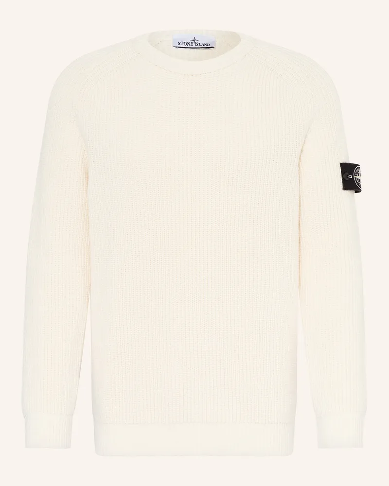 Stone Island Pullover weiss Creme