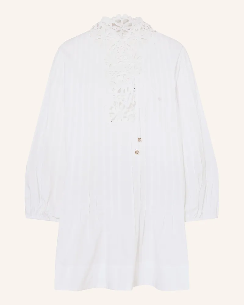Sandro Kleid mit Spitze Weiss