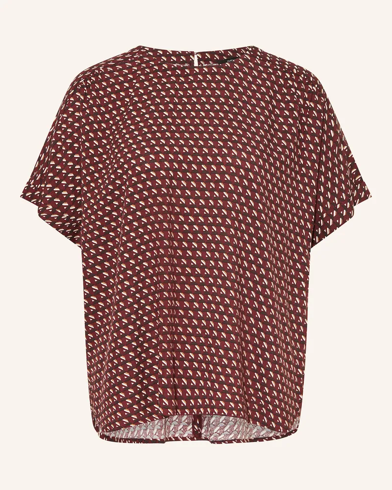 OPUS Blusenshirt FEMKA LONDON Dunkelrot