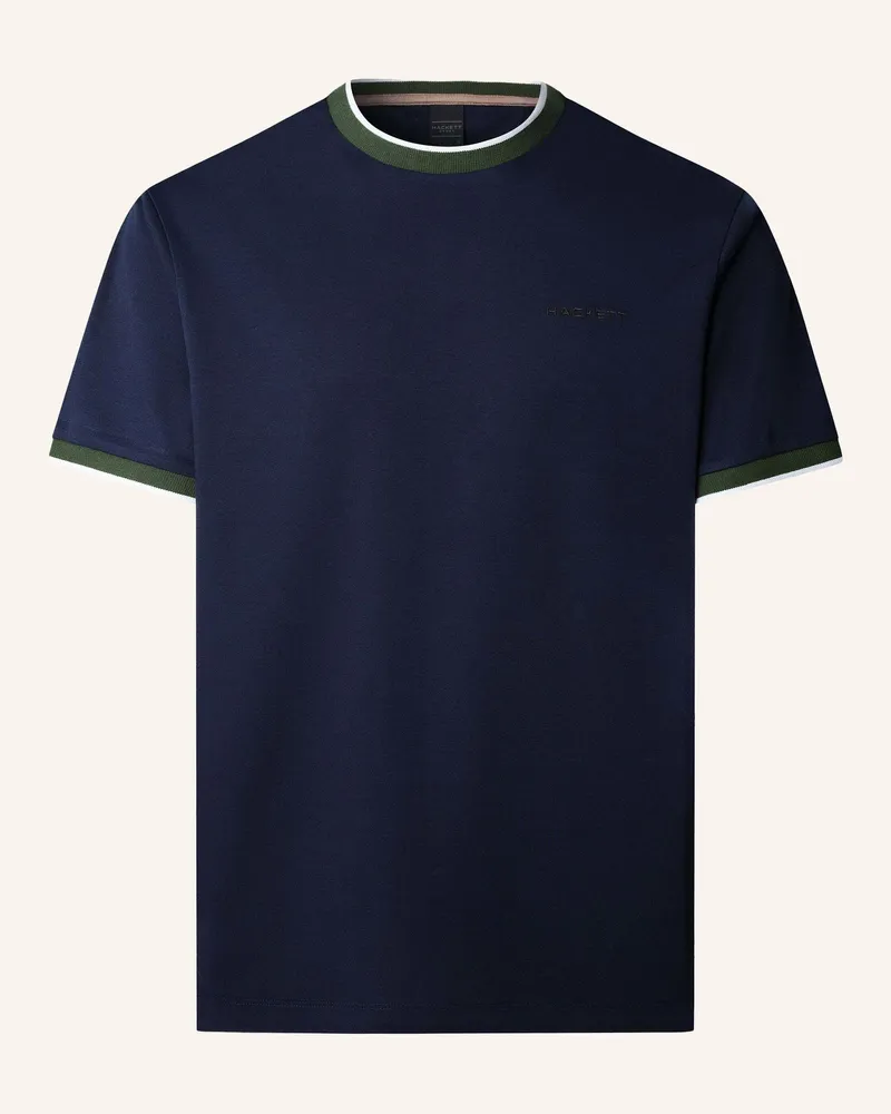 Hackett T-Shirt HS CLUB COLLAR TEE Dunkelblau