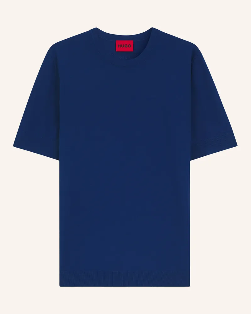HUGO BOSS Strickshirt San Carl blau Blau