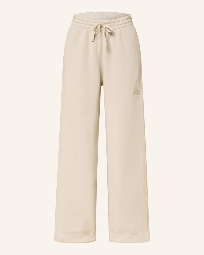 adidas Sweatpants ALL SZN FLEECE LOOSE WIDE LEG Beige