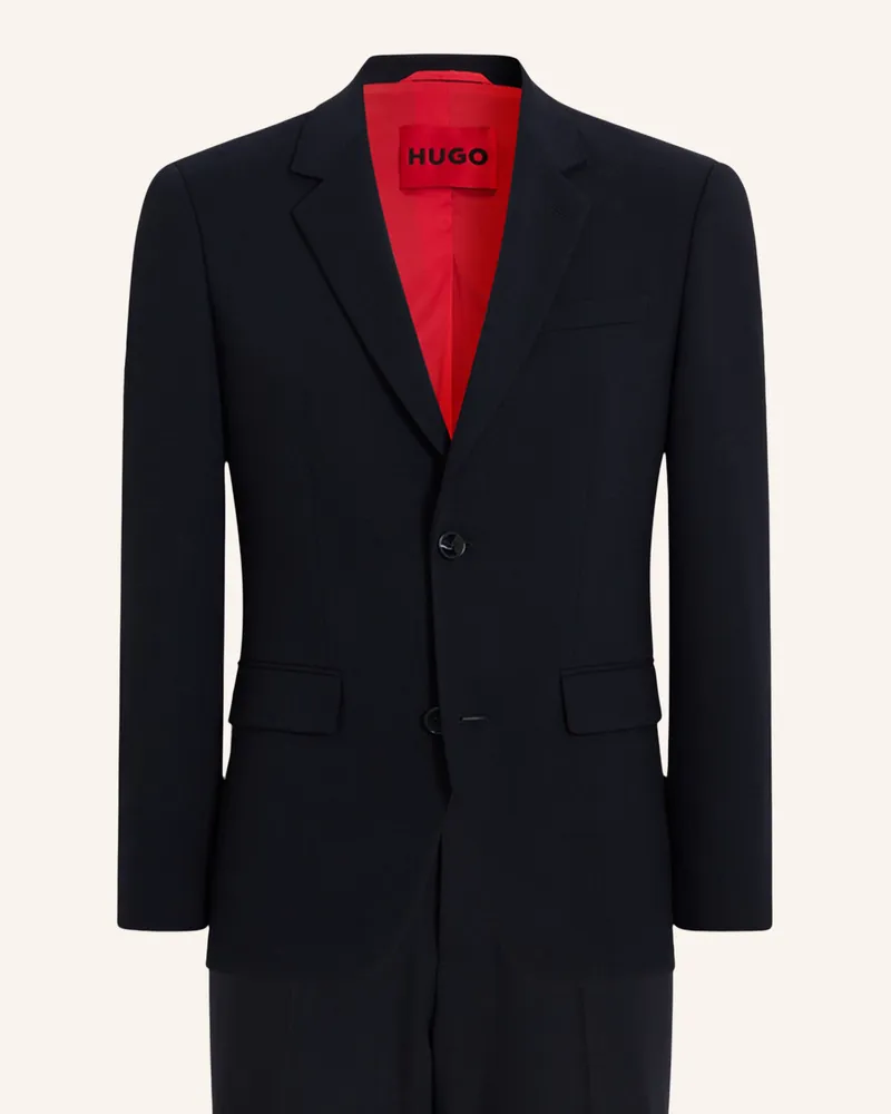 HUGO BOSS Anzug Henry-getlin253x Slim Fit blau Dunkelblau