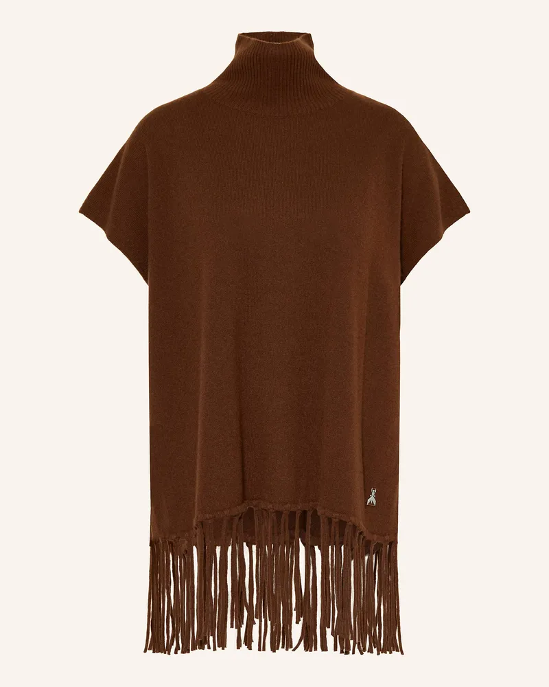 Patrizia Pepe Cashmere-Poncho Braun