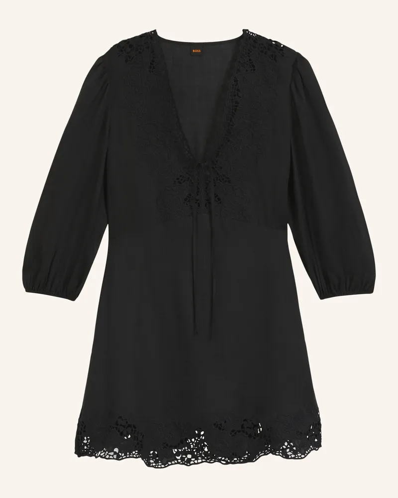 HUGO BOSS Business Kleid C_Driketta Regular Fit schwarz Schwarz