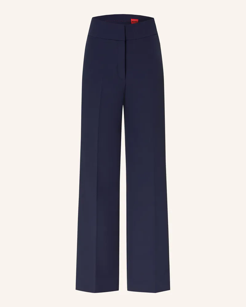 HUGO BOSS Marlenehose Himia blau Dunkelblau