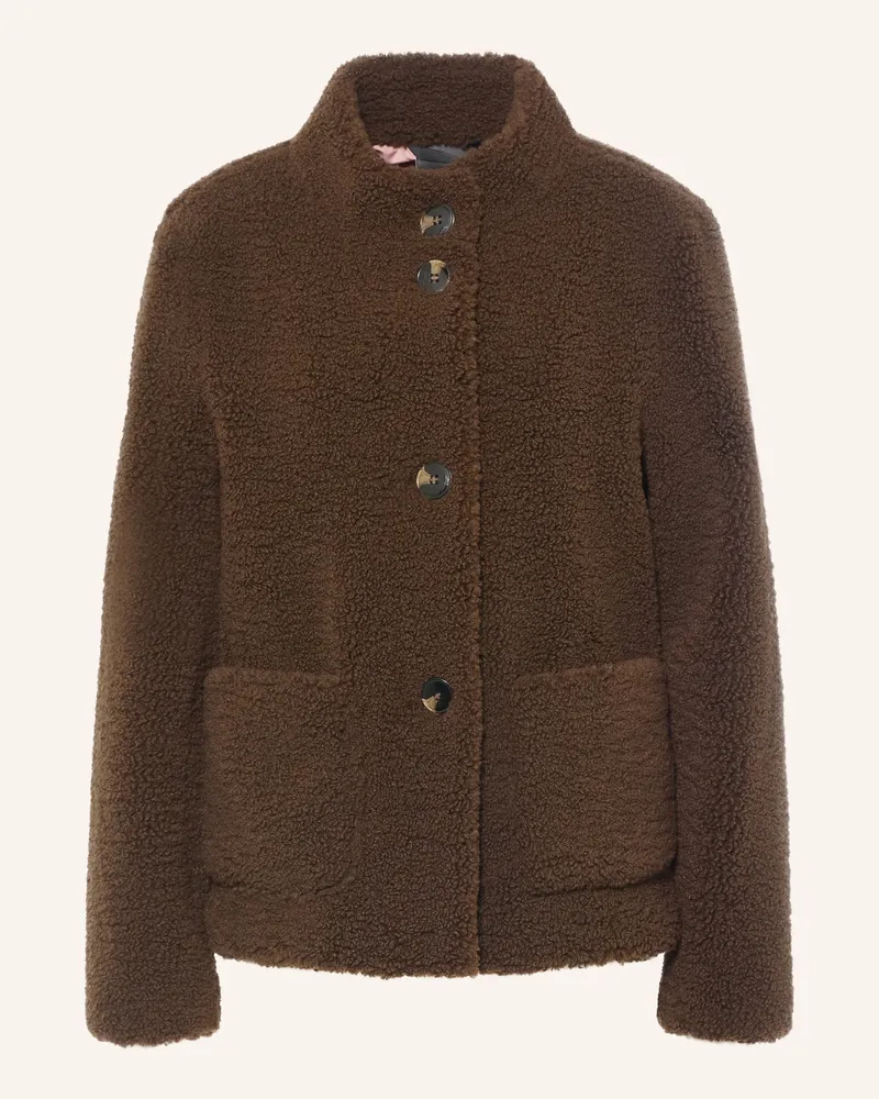 Fuchs Schmitt Teddyfell-Jacke Augsburg braun Dunkelbraun