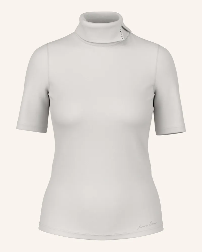 Marc Cain Rollkragenshirt Mit Schmuckperlen grau Grau