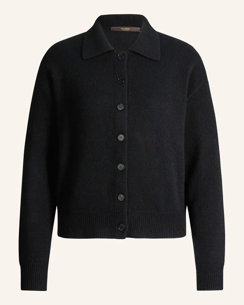windsor. Cardigan schwarz Schwarz