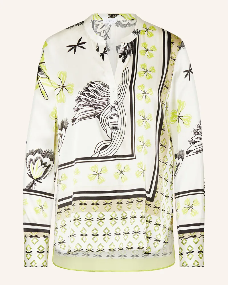 Darling Harbour Seidenbluse Limette