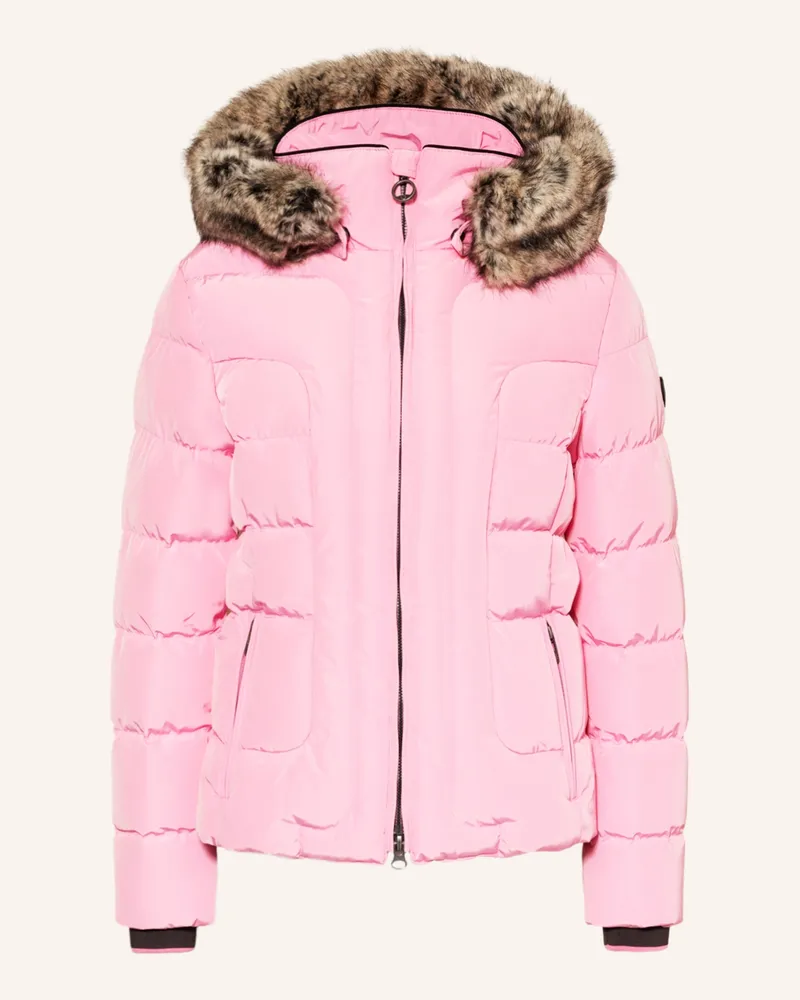Wellensteyn Steppjacke Astoria Mit Abnehmbarem Kunstfellkragen rosa Rosa