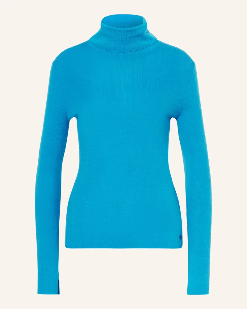 Marc Cain Rollkragenpullover blau 345