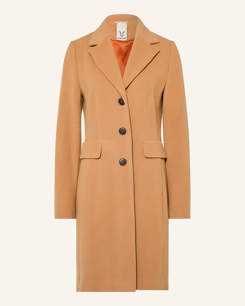 Fuchs Schmitt Wollmantel Latina braun Camel