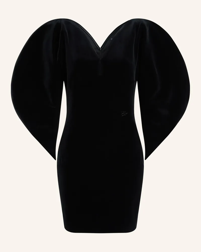 Karl Lagerfeld Kleid schwarz Schwarz