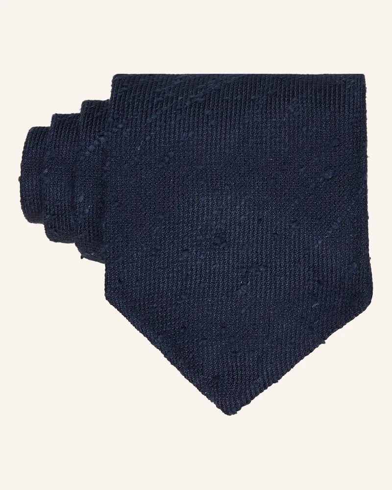 Finamore 1925 Krawatte blau Dunkelblau