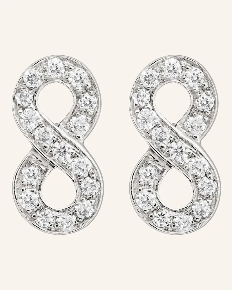 CADA Ohrringe TINY INFINITY Silber